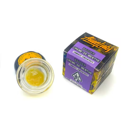 Creme de Menthe – Live Resin Badder – 1 Gram – Alien Labs Carts